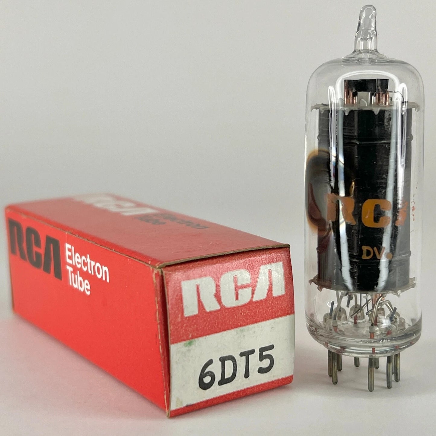 (1) Tested RCA 6DT5 Tube with Box Date Code DV Canada RCA Beam Power Tube (c)