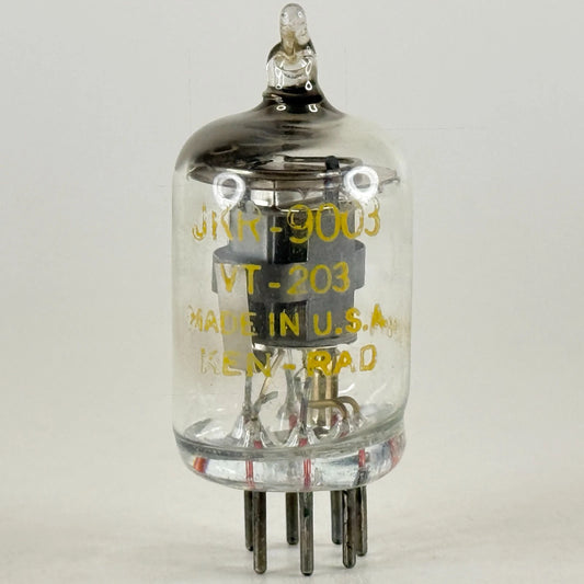 (1) Tested Ken Rad JAN JKR 9003 Tube VT-203 Date Code SC9614 Mil Spec Pentode
