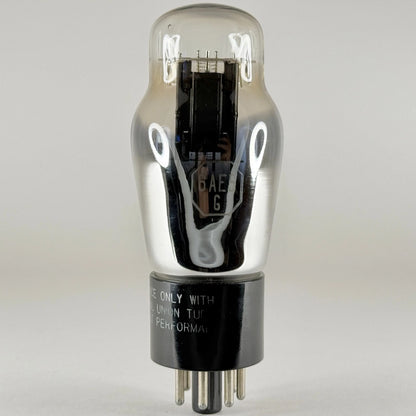 (1) Tested National Union 6AE5G Tube Date Code DN Black Plate Low Mu Triode Tube