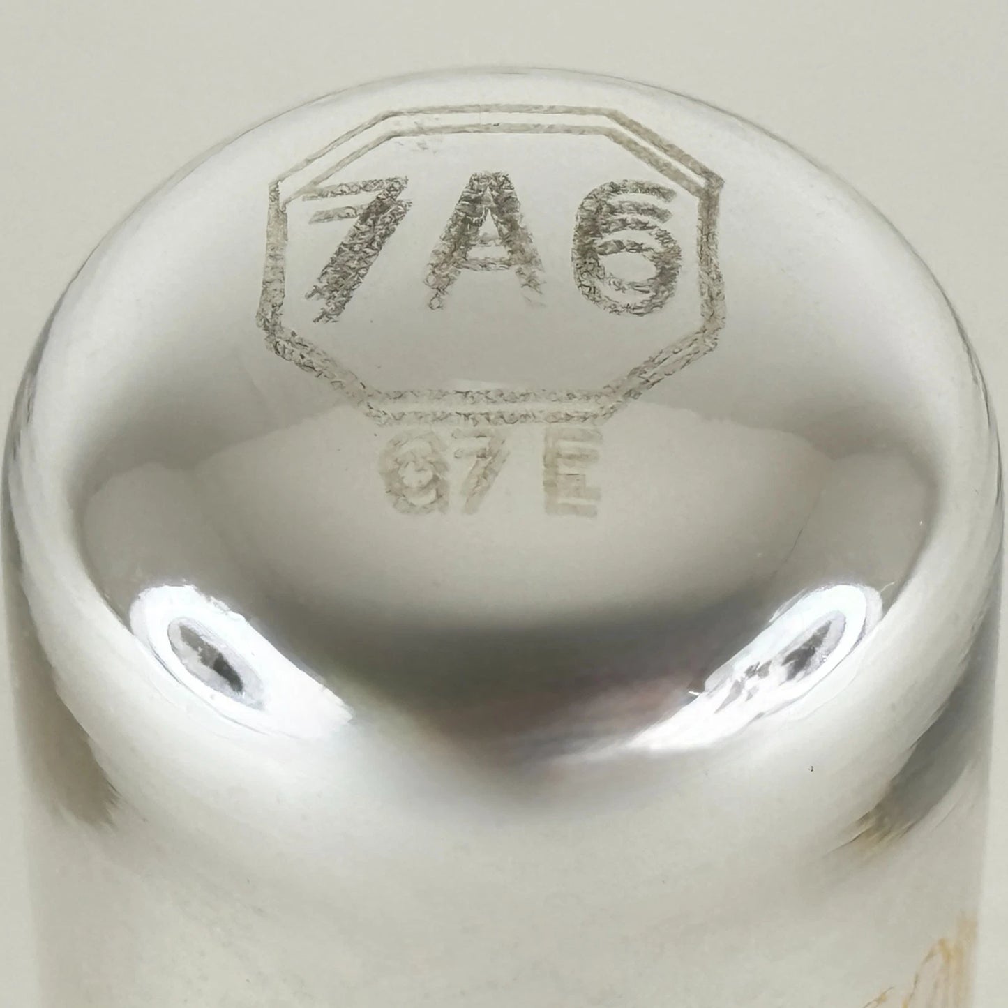 (1) Tested Raytheon 7A6 Tube Code 752 7A6 Tube Loctal Twin Diode Loktal Tube