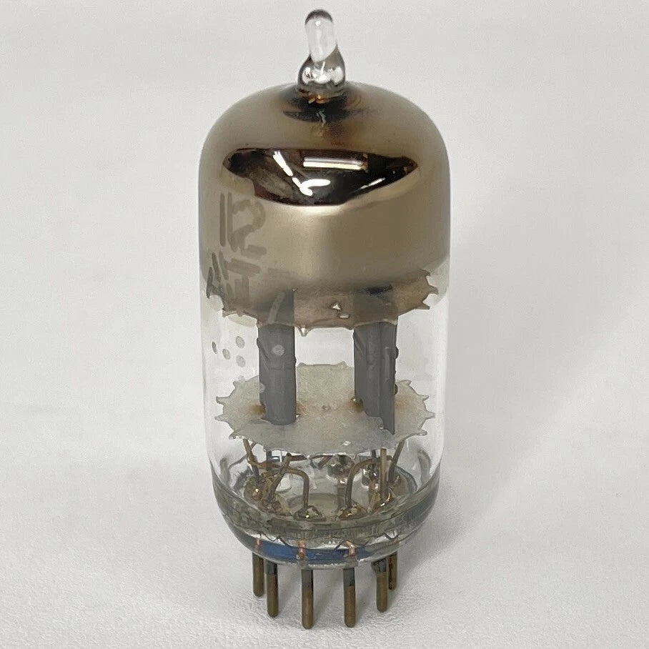 (1) Tested GE 12AT7 Tube General Electric 12AT7 Twin Triode Vacuum Tube (a)