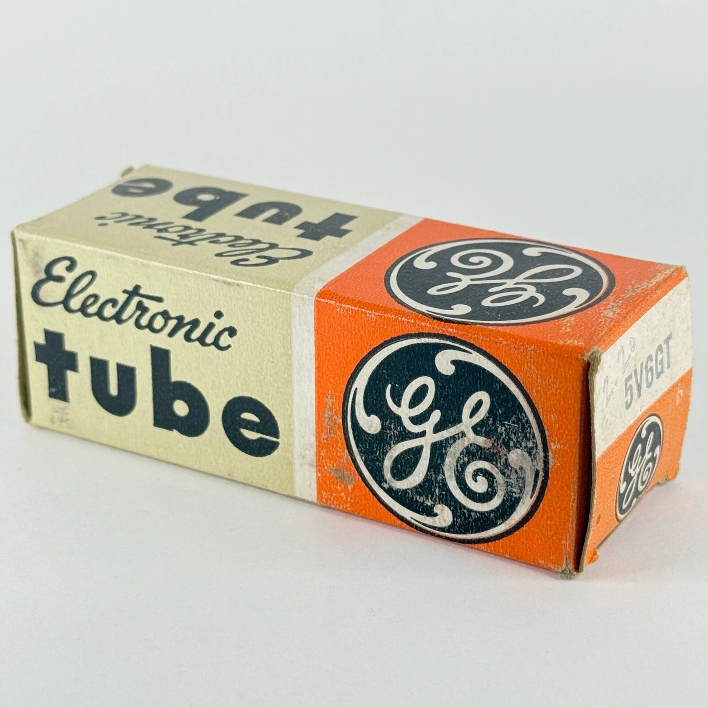 (1) Tested GE 5V6GT Tube with Box Date Code 58-48 GE 5V6 GT Beam Power Tube