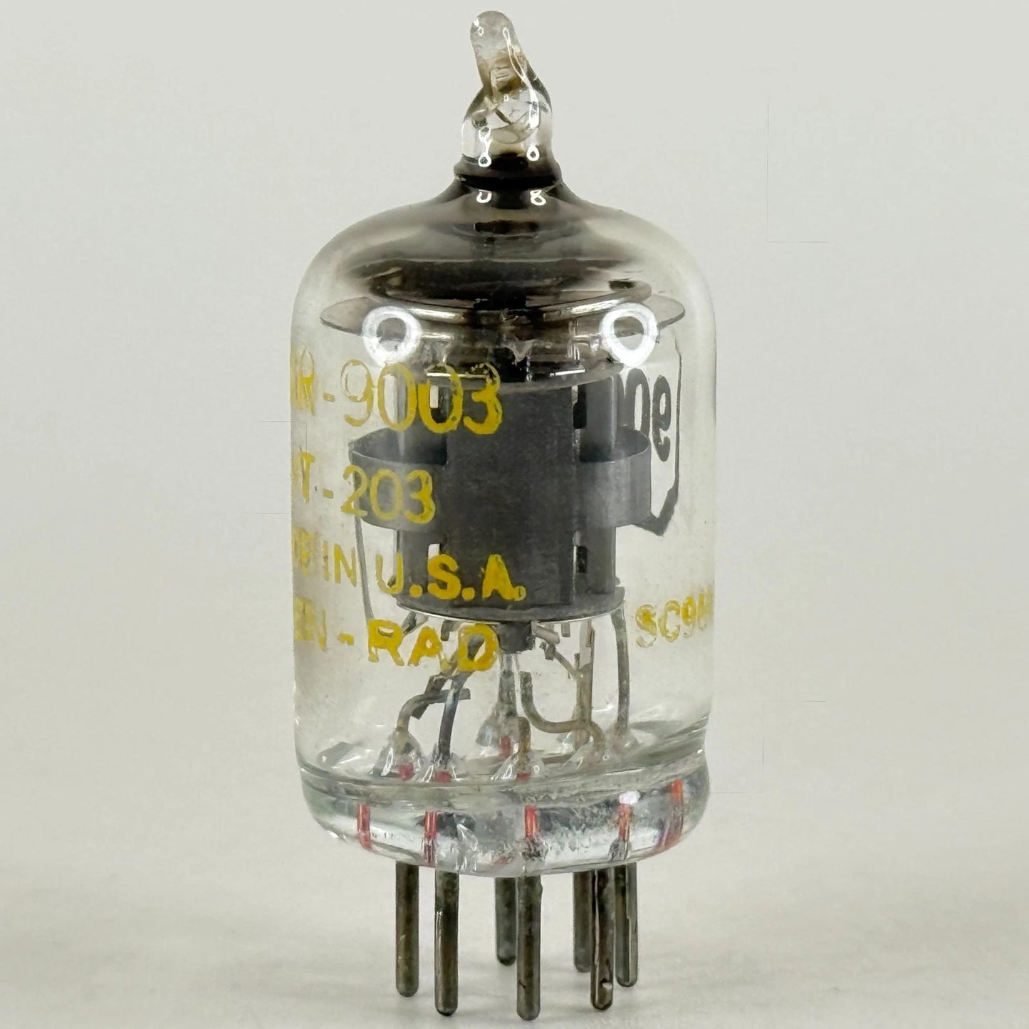 (1) Tested Ken Rad JAN JKR 9003 Tube VT-203 Date Code SC9614 Mil Spec Pentode