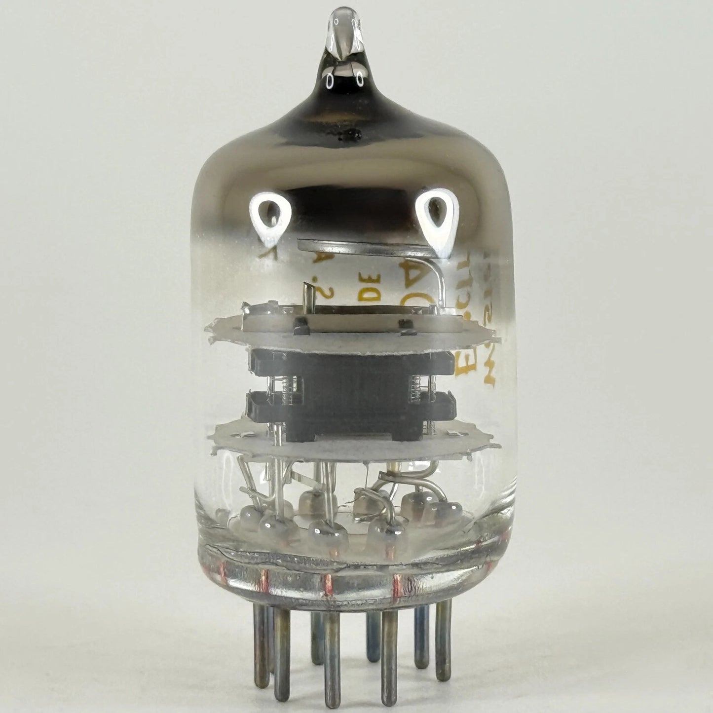 (1) Tested 1976 Western Electric 404A Tube Black Plates O Ring Halo Code 7626