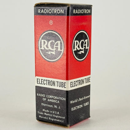 (1) Tested RCA 12EA6 Tube with Box Date Code MB Black Plate Pentode Tube (c)