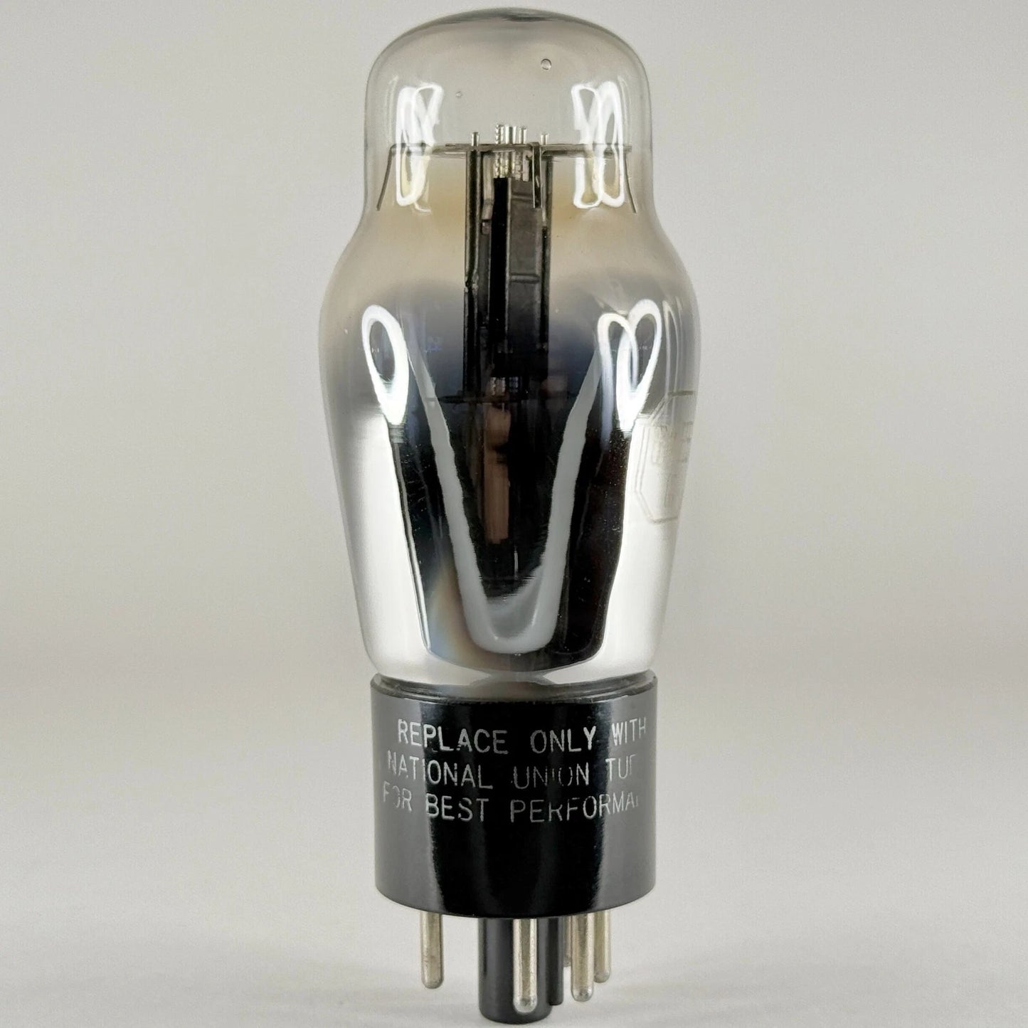 (1) Tested National Union 6AE5G Tube Date Code DN Black Plate Low Mu Triode Tube