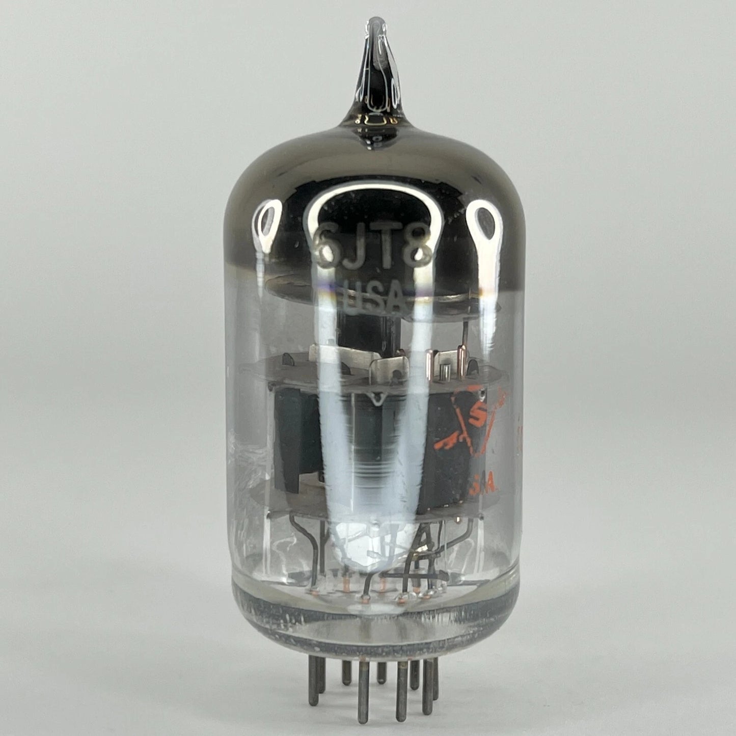 (1) Tested Sylvania 6JT8 Tube with Box Date Code bk Sylvania 6JT8 Triode Pentode