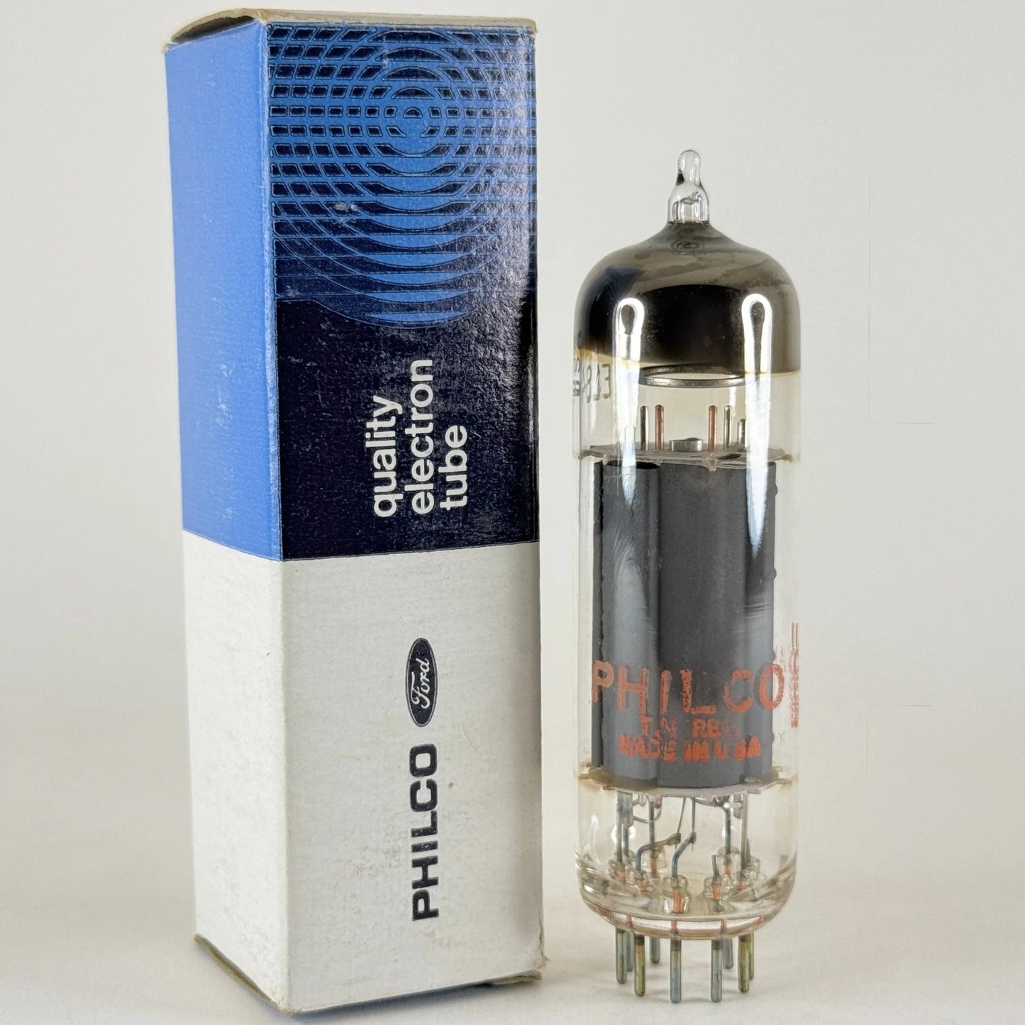 (1) Tested Strong 1960 Ford Philco 6BQ5 EL84 Tube with Box Code 0-39 Beam Power