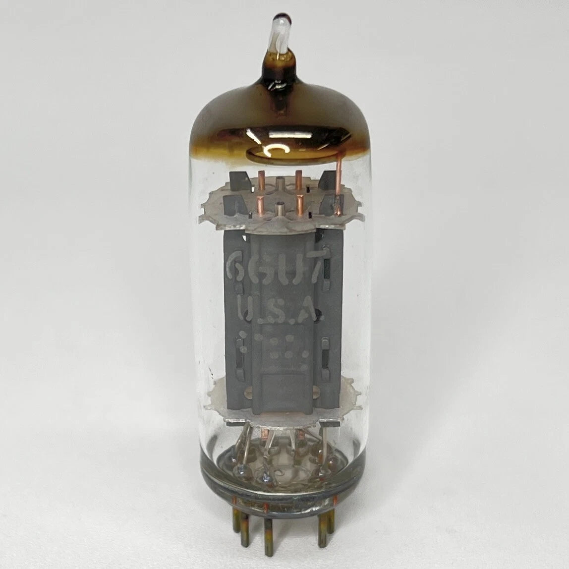 (1) Tested Balanced GE 6GU7 Tube General Electric 6GU7 Twin Triode Tube