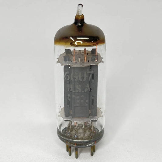(1) Tested Balanced GE 6GU7 Tube General Electric 6GU7 Twin Triode Tube