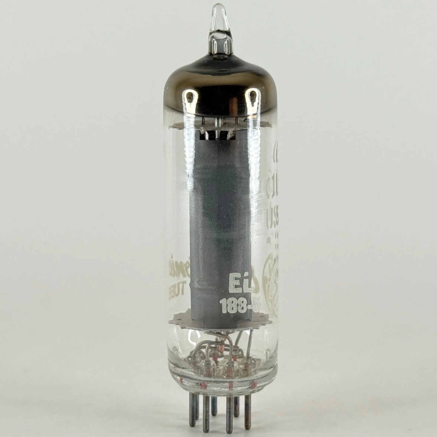 (1) Tested Very Strong GE 6CU5 with Box Date Code EL Gray Plate Power Pentode