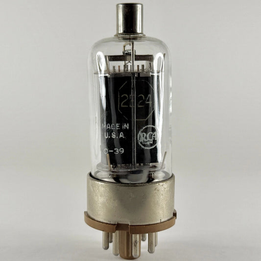 (1) Tested RCA JAN 2E24 Tube Date Code 0-39 Mil-Spec 2E24 Tube Tetrode Tube