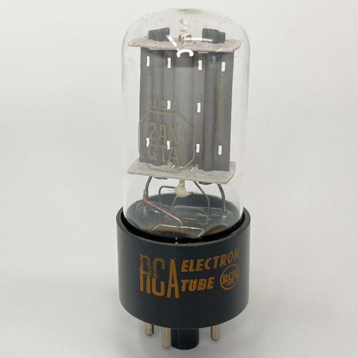 (1) Tested Strong RCA 12AX4GTA Tube Date Code MC RCA 12AX4 GTA Rectifier Tube