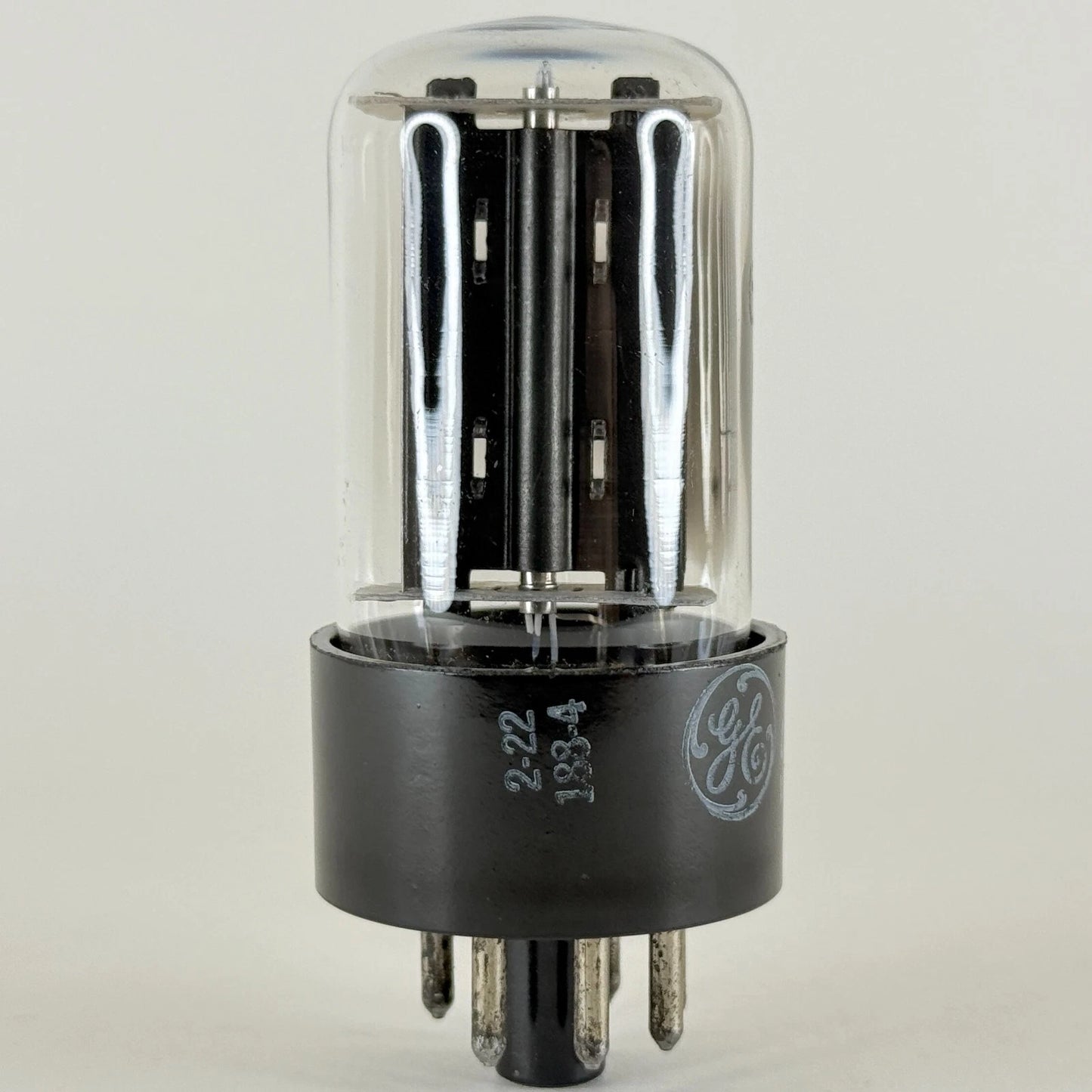 (1) Tested Strong GE 6W4GT Tube Date Code 2-22 General Electric 6W4 GT Tube
