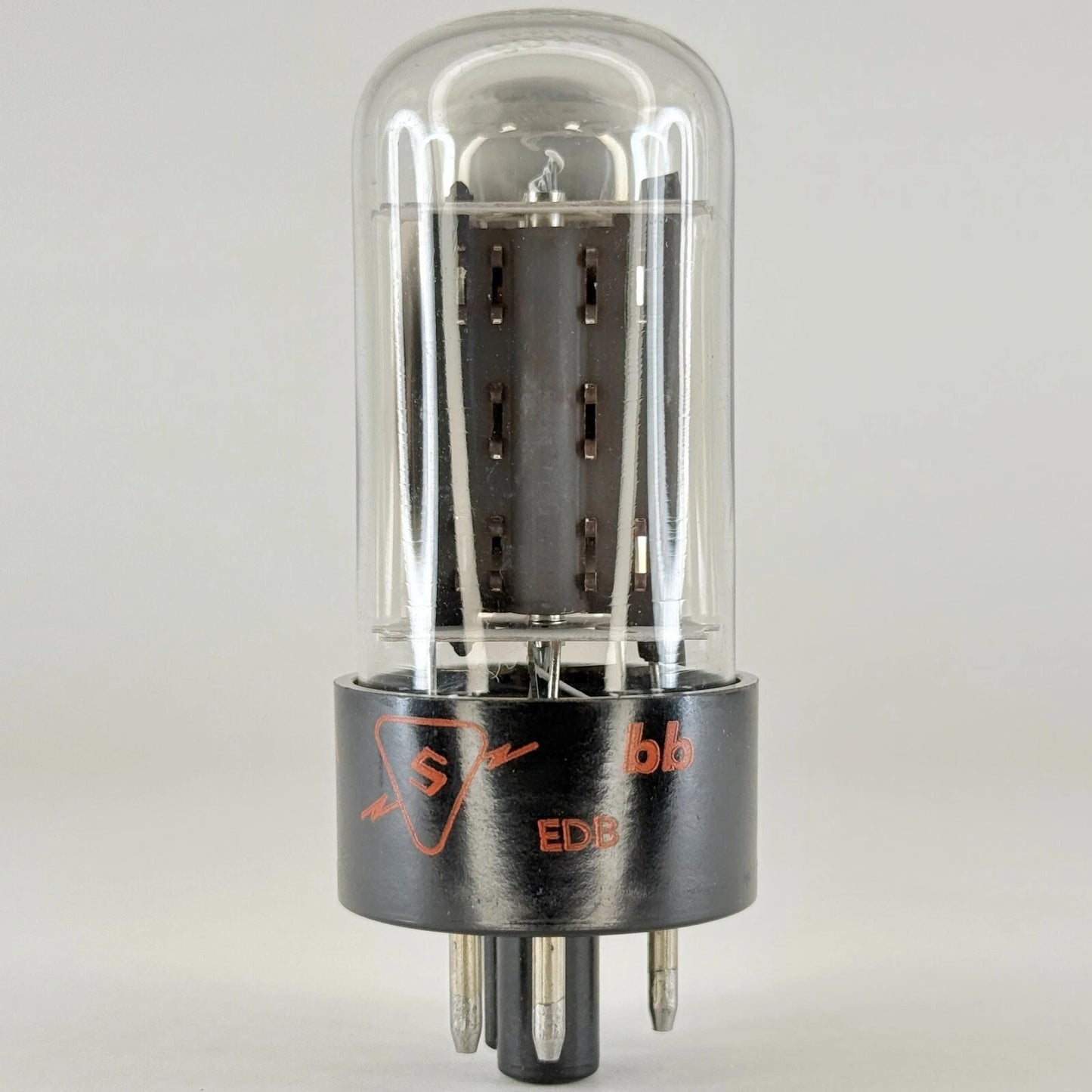 (1) Tested Very Strong Sylvania 6DA4A Tube Date Code bb EDB Rectifier 6DA4 A