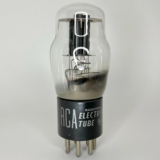 (1) Tested Balanced RCA 6A6 Tube Date Code V5 RCA 6A6 Twin Power Triode Tube