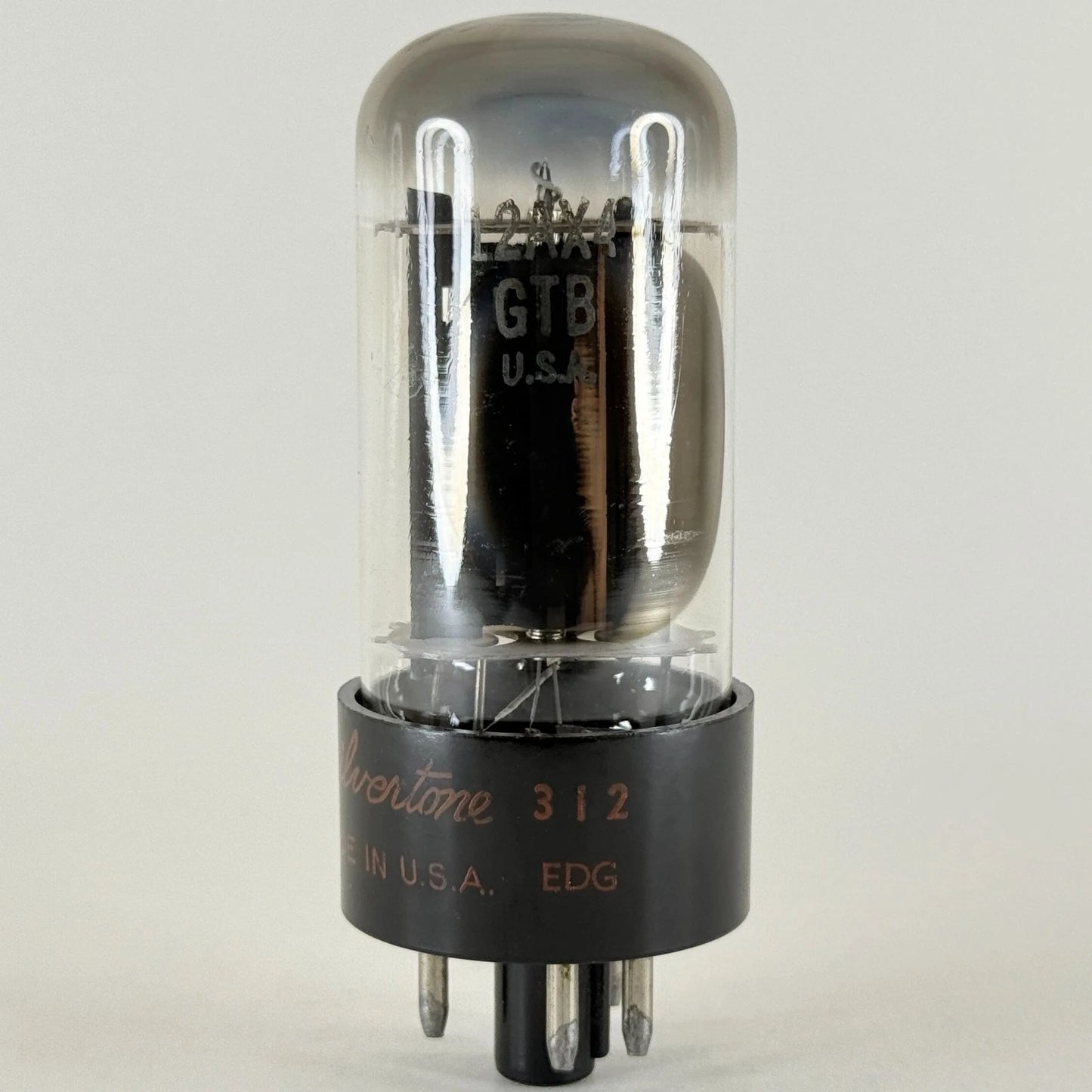 (1) Tested Silvertone 12AX4GTB Tube Date Code EDG 12AX4 GTB Rectifier Tube