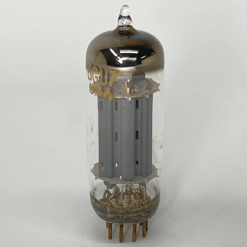 (1) Tested Sylvania 6GU7 Tube Date Code ad AFJ Sylvania 6GU7 Twin Triode Tube