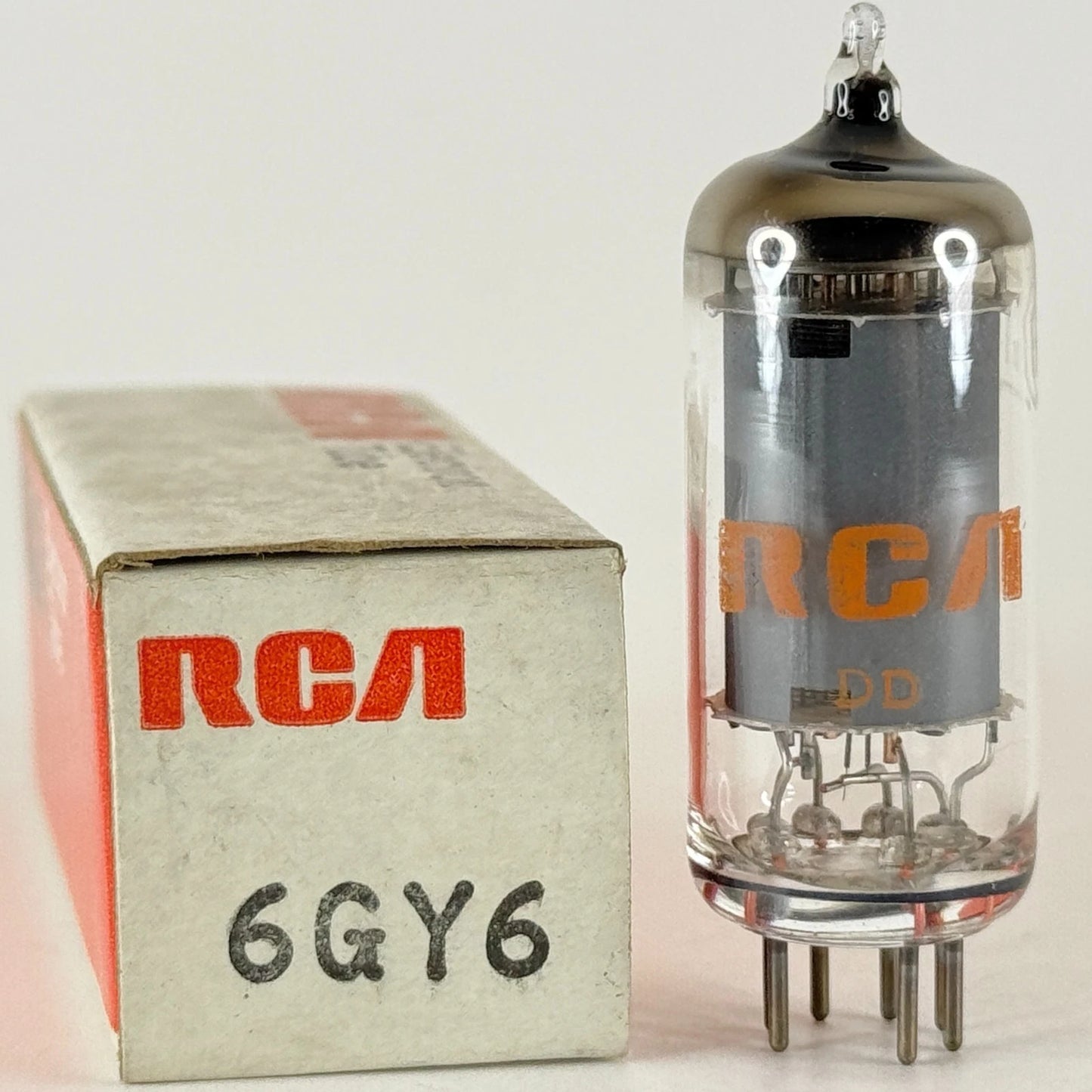 (1) Tested Strong RCA 6GY6 Tube with Box Date Code DD Sharp Cutoff Pentode Tube