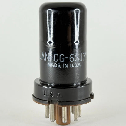 (1) Tested GE JAN CG 6SJ7Y Tube & Box Date Code 66-09 6SJ7 Mil-Spec Pentode (a)