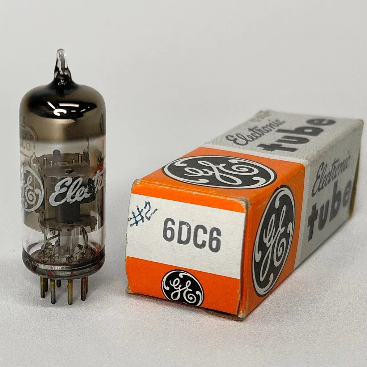 (1) Tested GE 6DC6 Tube with Box Date Code CK General Electric 6DC6 Tube (b)