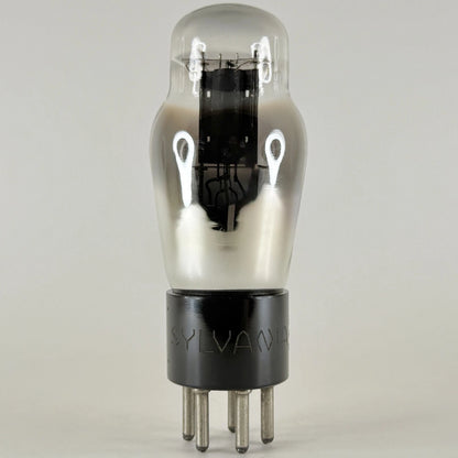 (1) Tested Sylvania Type 27 Tube with Engraved Base Date Code E6R 27 Tube Triode
