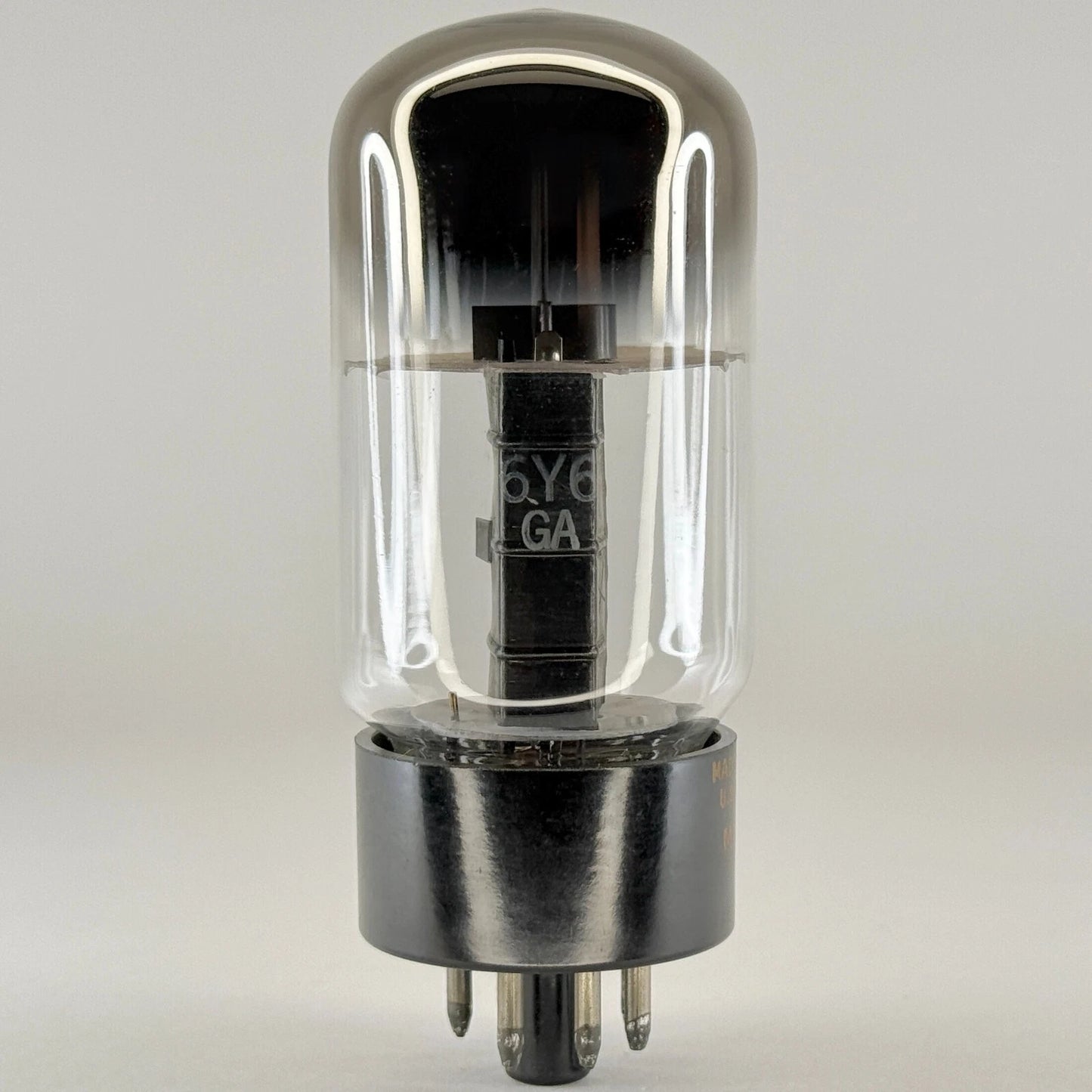 (1) Tested Strong RCA 6Y6GA Tube Date Code MS RCA 6Y6 GA Black Plate Beam Power
