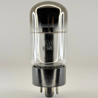 (1) Tested Strong RCA 6Y6GA Tube Date Code MS RCA 6Y6 GA Black Plate Beam Power