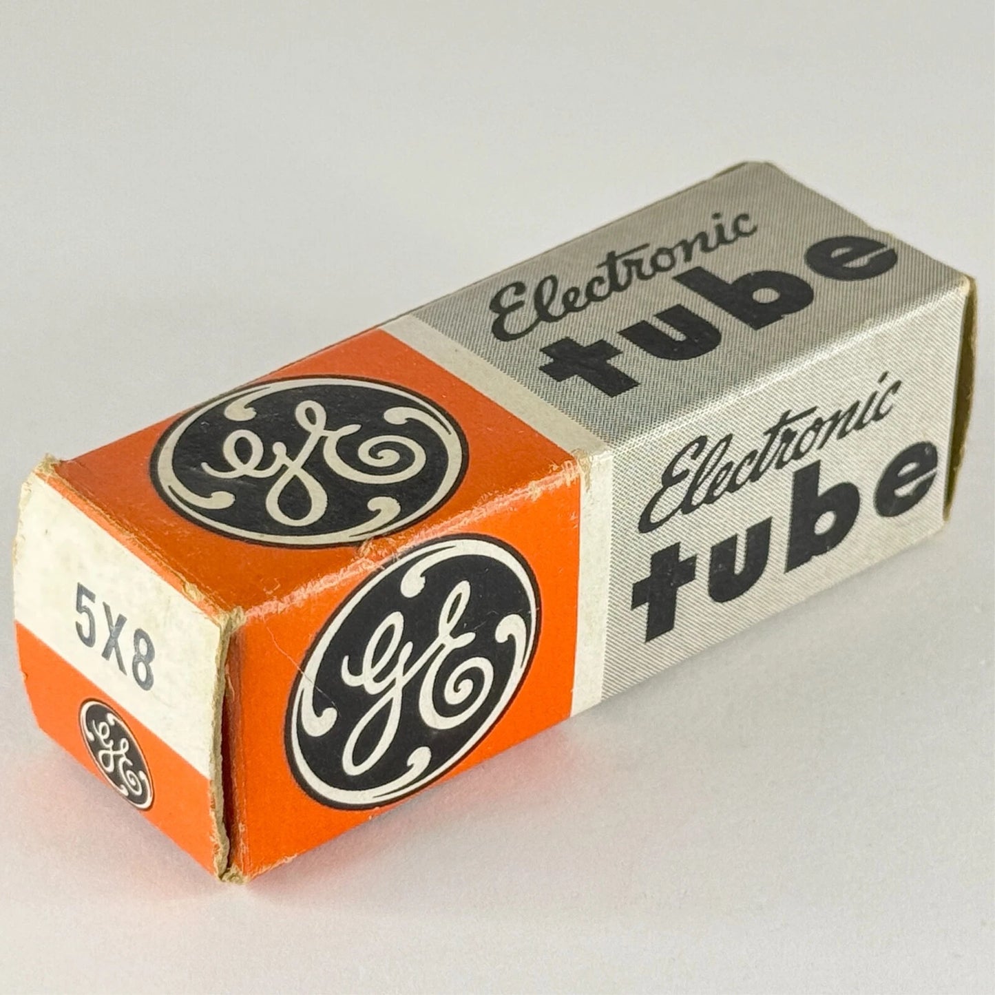 (1) Tested GE 5X8 Tube with Box Date Code FV General Electric Triode Pentode