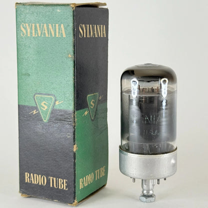 (1) Tested Sylvania 7Q7 Tube with Original Box Pentagrid Converter Loctal Tube