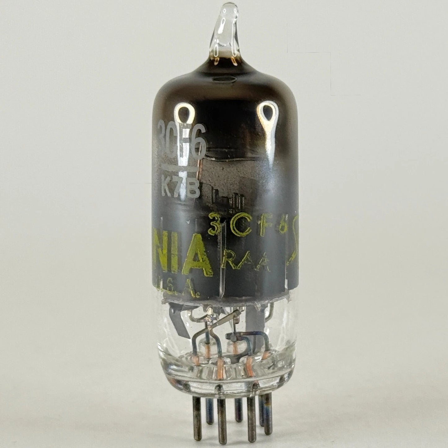 (1) Tested Sylvania 3CF6 Tube Date Code RAA Sharp Cutoff Pentode Tube