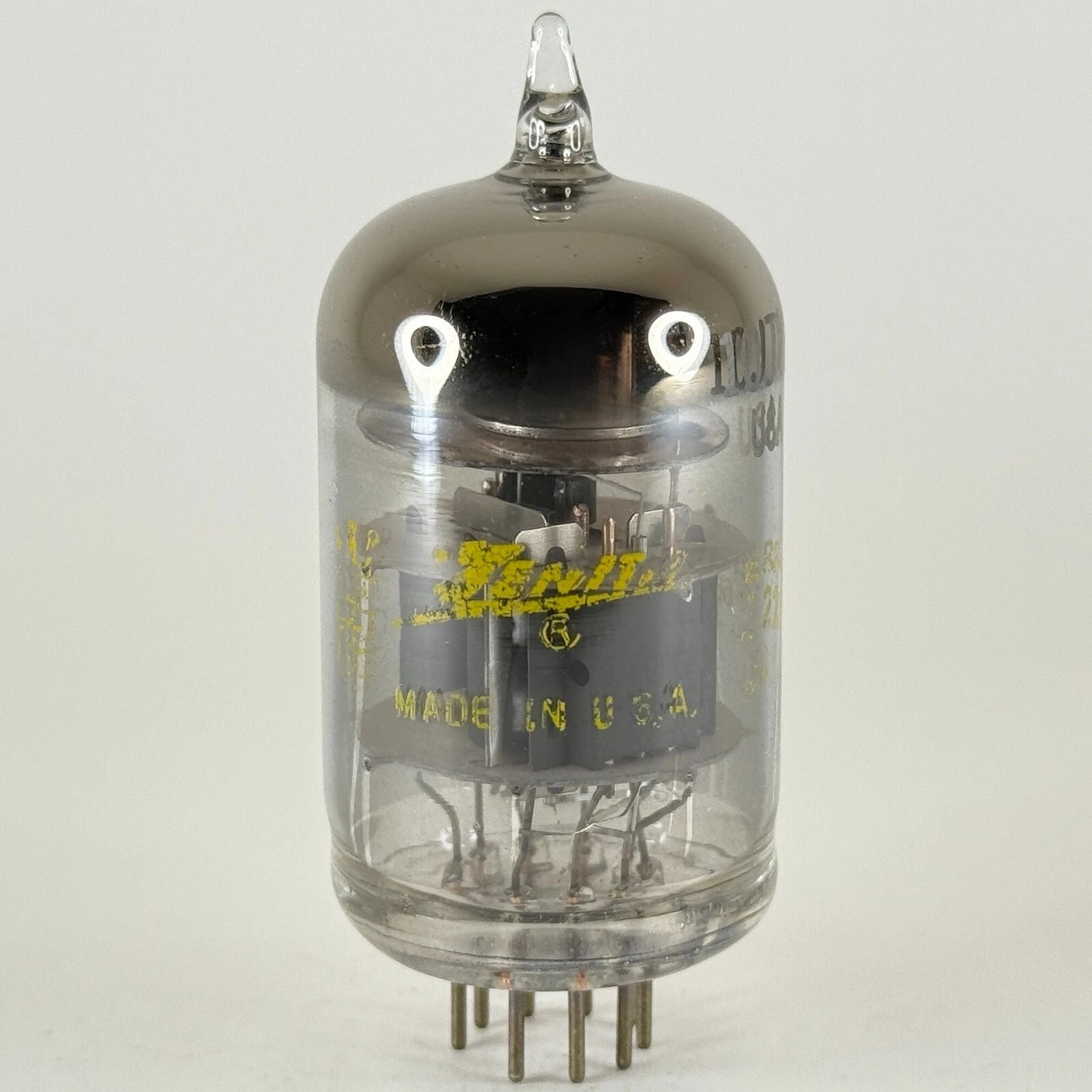 (1) Tested Zenith 10JT8 Tube Noval Base 9 Pin Miniature Triode Pentode Tube