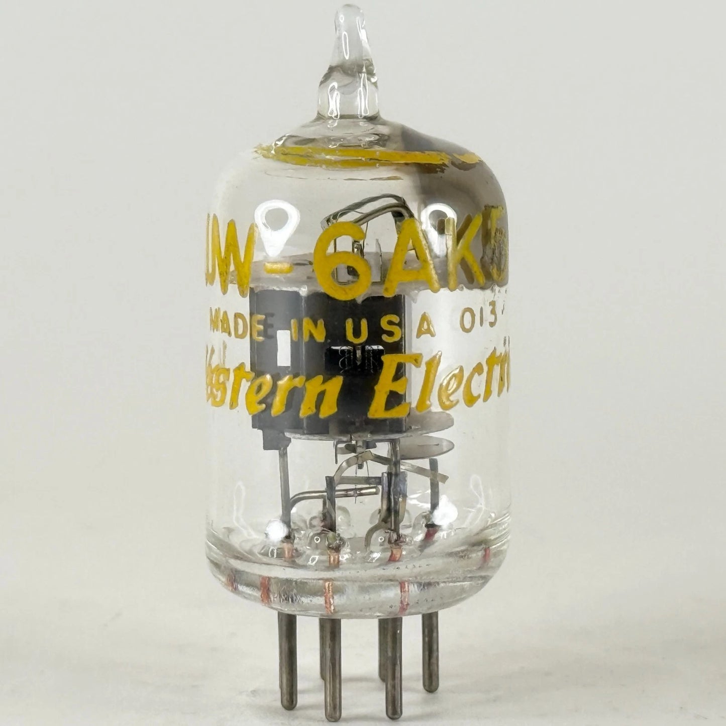 (1) Tested 1950 Western Electric JW 6AK5 Tube Code 013 Black Plates Pentode
