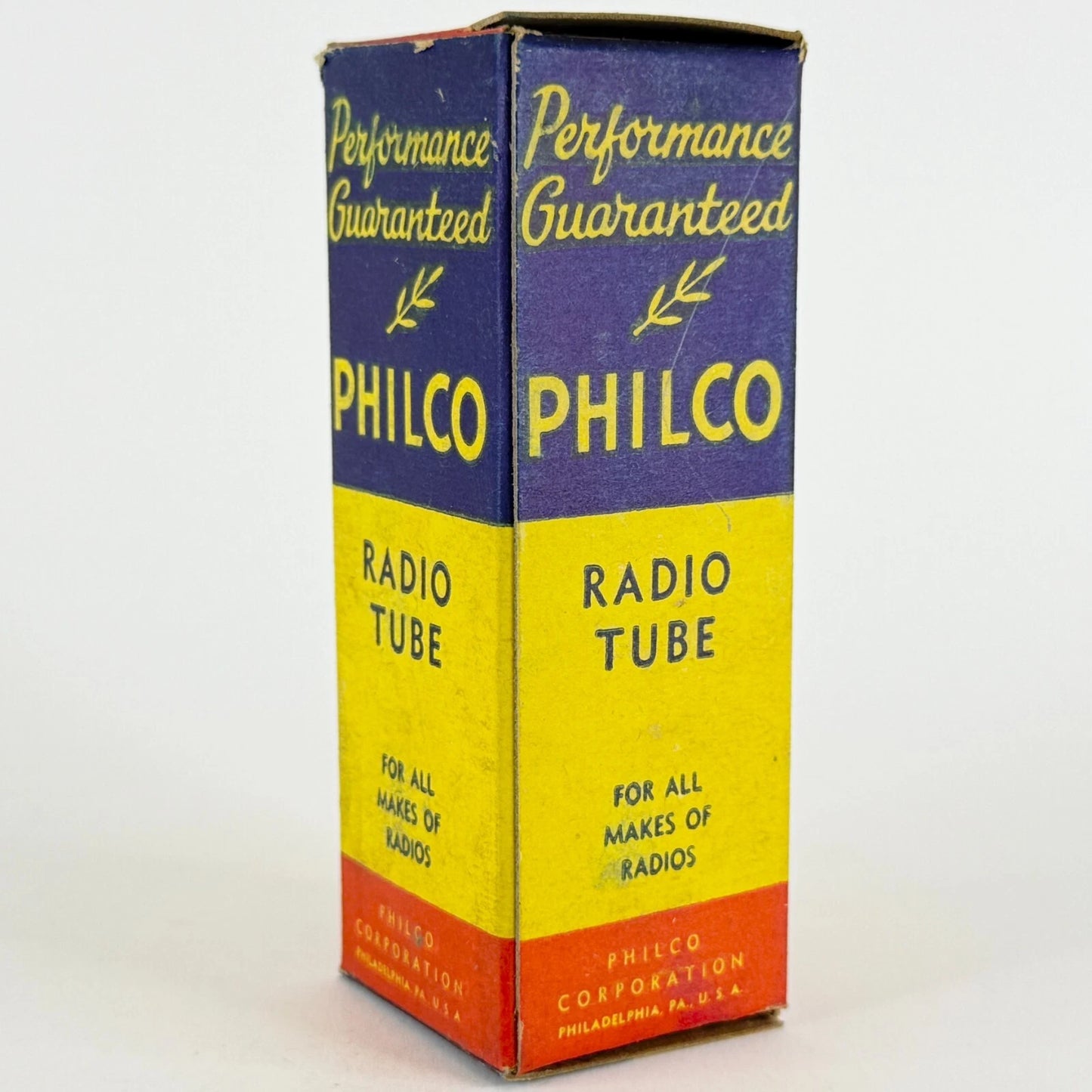 (1) Tested Philco 7K7 Tube with Box Date Code P8 Diode Triode Loktal Tube