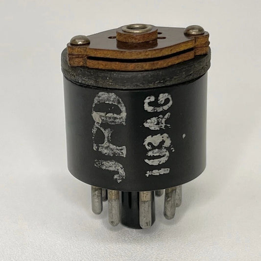 Vintage JFD Sockette 103AG Radio Tube Socket Adapter 1Q5 Tube to 3S4 Tube (b)