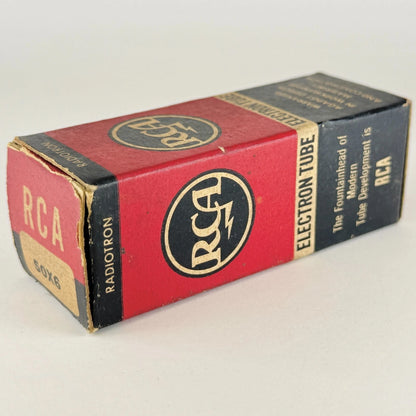 (1) Tested RCA 50X6 Tube with Box Code 252 Loctal Rectifier Doubler