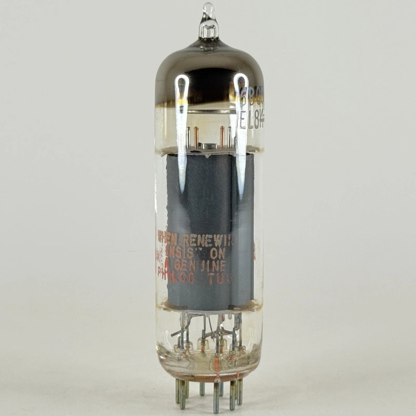 (1) Tested Strong 1960 Ford Philco 6BQ5 EL84 Tube with Box Code 0-39 Beam Power