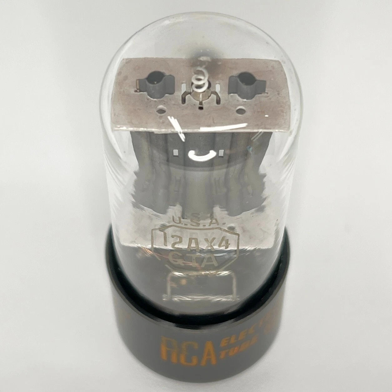 (1) Tested Strong RCA 12AX4GTA Tube Date Code MC RCA 12AX4 GTA Rectifier Tube
