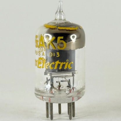 (1) Tested 1950 Western Electric JW 6AK5 Tube Code 013 Black Plates Pentode
