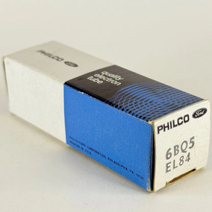 (1) Tested Strong 1960 Ford Philco 6BQ5 EL84 Tube with Box Code 0-39 Beam Power