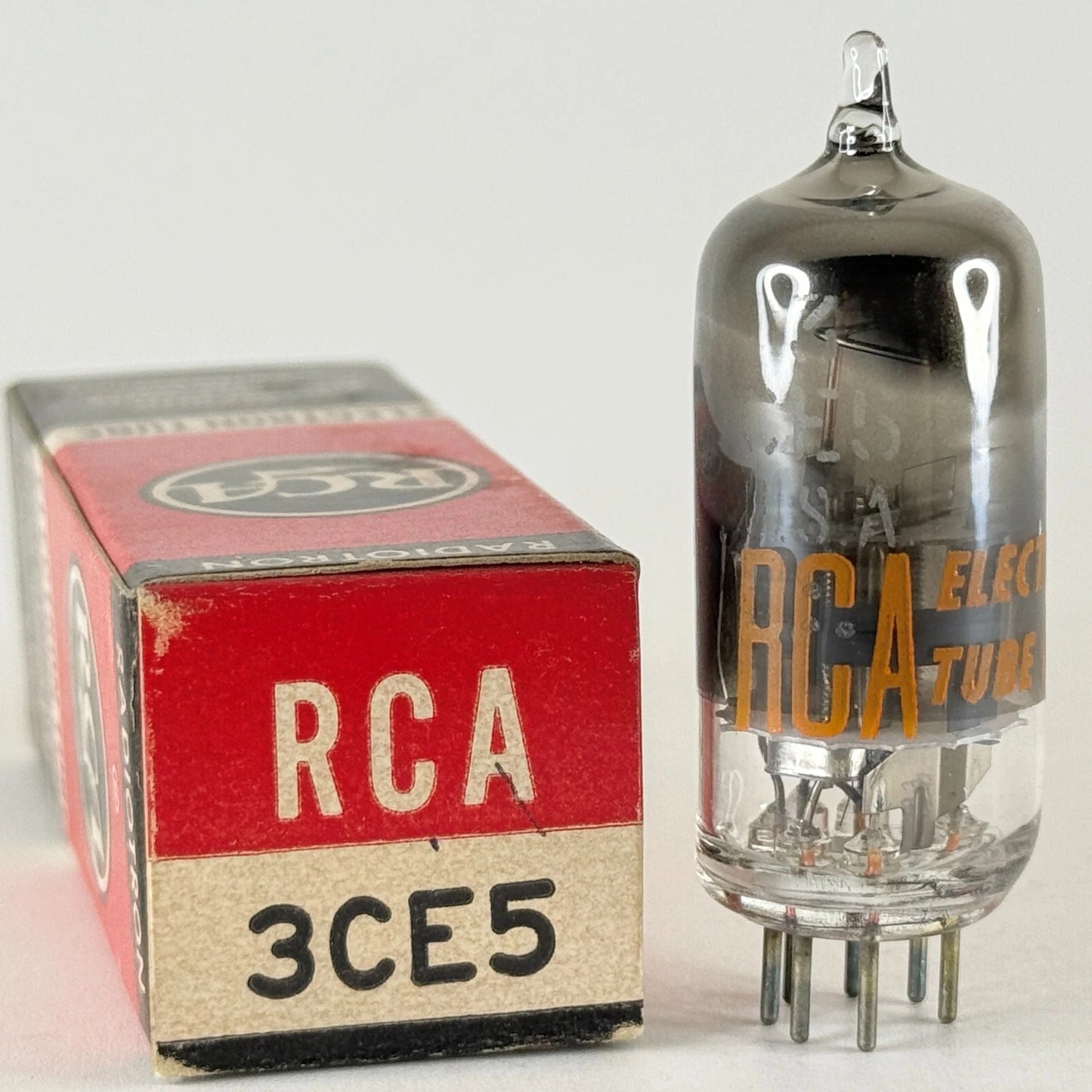 (1) Tested RCA 3CE5 Tube with Box Date Code MG Sharp Cutoff Pentode Tube (a)