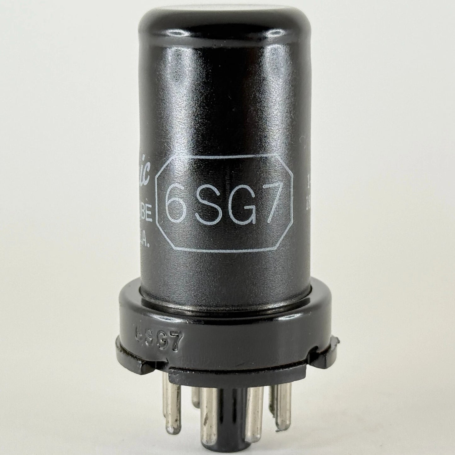 (1) Tested GE 6SG7 Tube Date Code 1-48 General Electric 6SG7 Pentode Tube