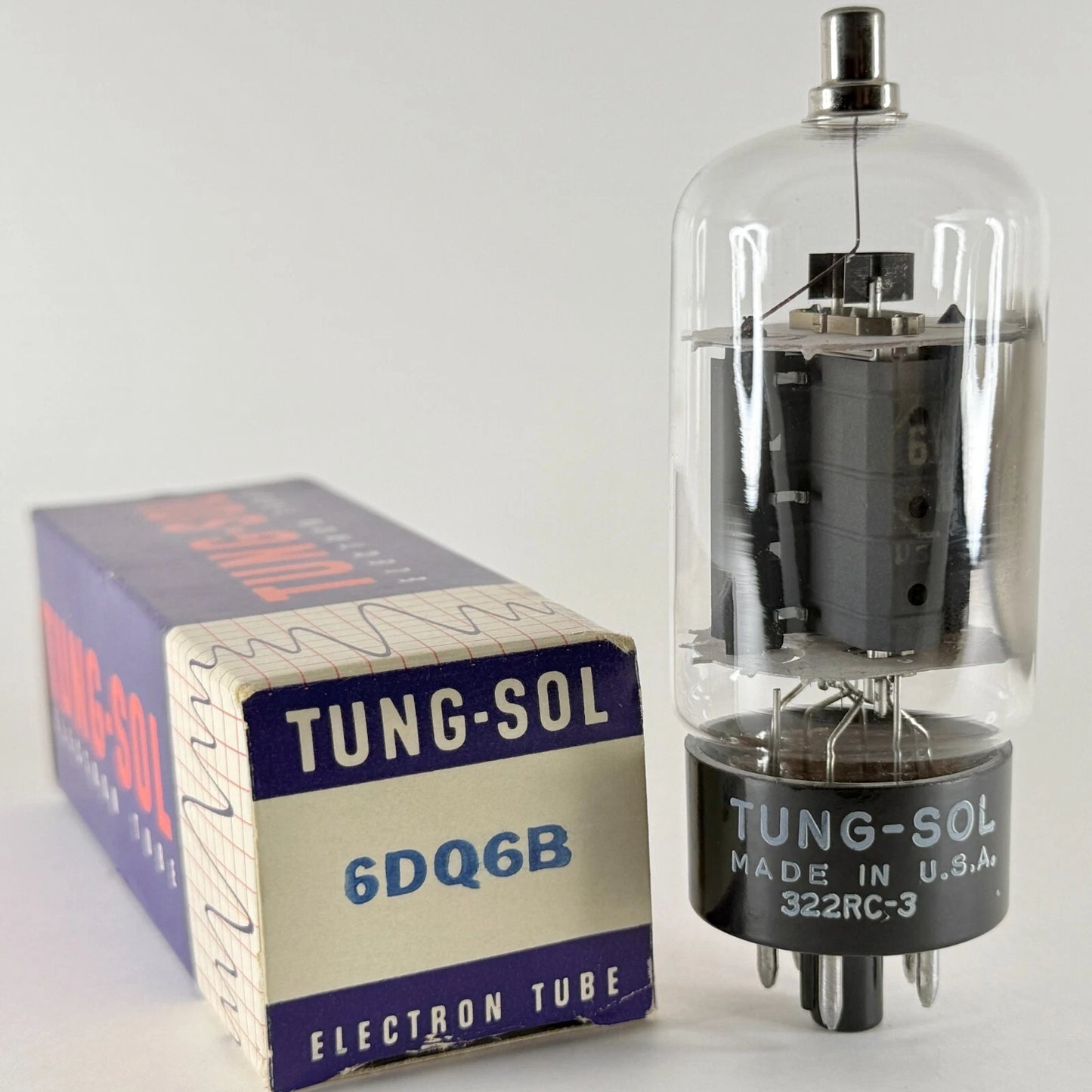 (1) Tested Very Strong NOS Tung Sol 6DQ6B Tube with Box Date Code RC-3 6DQ6 B