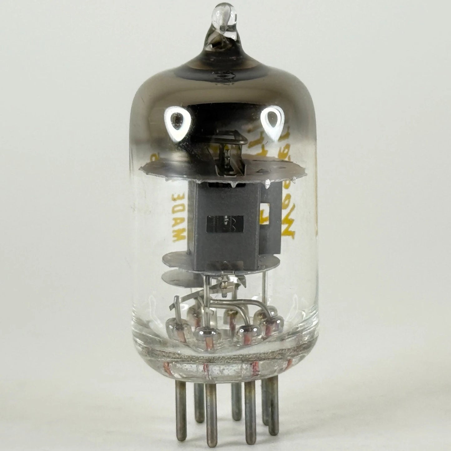 (1) Tested 1957 Western Electric 408A Tube Black Plates Square Getter Code 5726