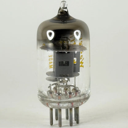 (1) Tested 1957 Western Electric 408A Tube Black Plates Square Getter Code 5726