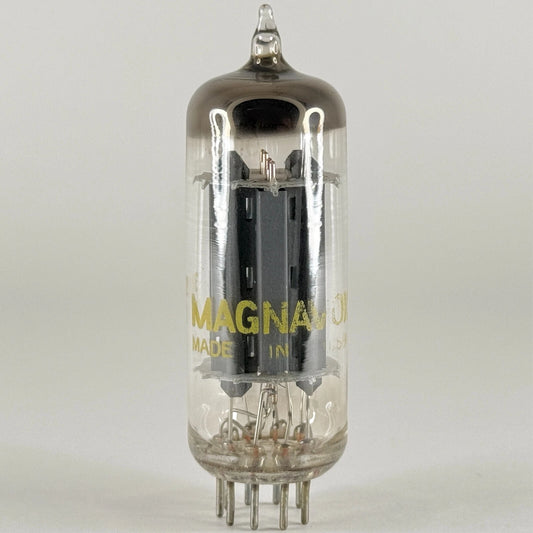 (1) Tested Magnavox 6FQ7 Tube Date Code 631 Long Gray Plates Halo Getter