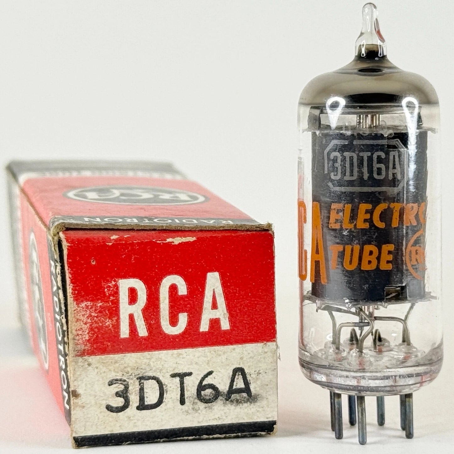 (1) Tested RCA 3DT6A Tube with Box Date Code BM Sharp Cutoff Pentode Tube
