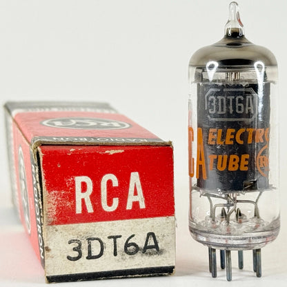 (1) Tested RCA 3DT6A Tube with Box Date Code BM Sharp Cutoff Pentode Tube