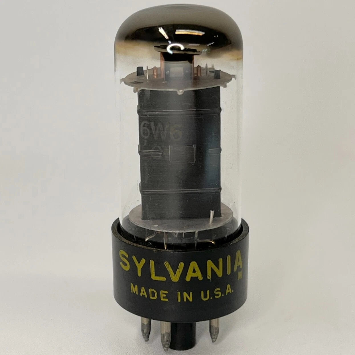 (1) Tested Strong Sylvania 6W6GT Tube Date Code GG MKB Sylvania 6W6 GT Tube