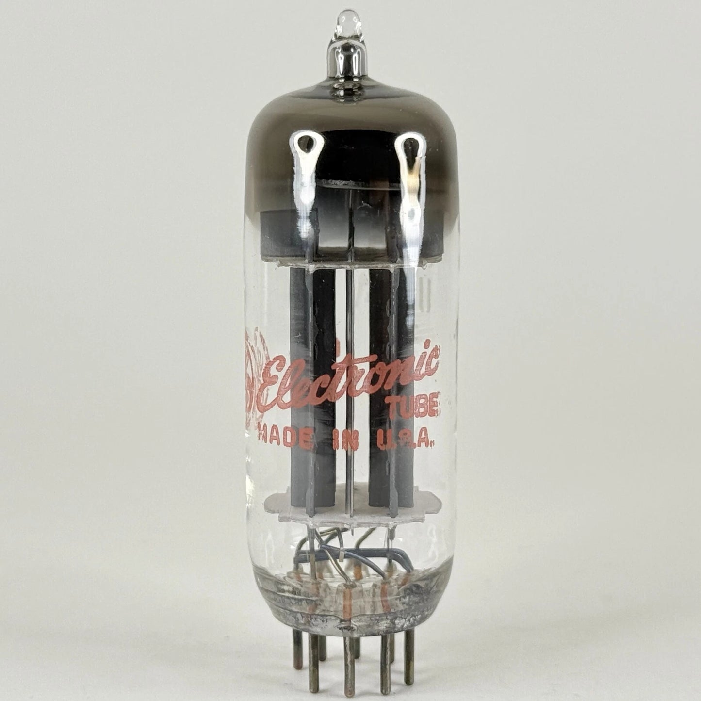 (1) Tested GE 6CG7 Tube with Box Red Letters Date Code 63-13 6CG7 Twin Triode